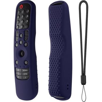 Caja de protección a prueba de caídas para control remoto de TV inteligente LG MR21GA / MR21GC, cubierta de silicona duradera y resistente a impactos