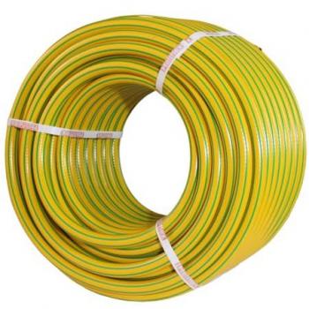 Manguera Agrícola Keroppa 20 mm x 50 m, Resistente, Anti UV, Atóxica, PVC Amarilla para Uso Diario
