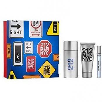 Carolina Herrera, PACO RABANNE 212 MEN EAU DE TOILETTE AFTER SHAVE GEL 100ML + MINIATURA 1UN. Unisex adulto, Negro, Único