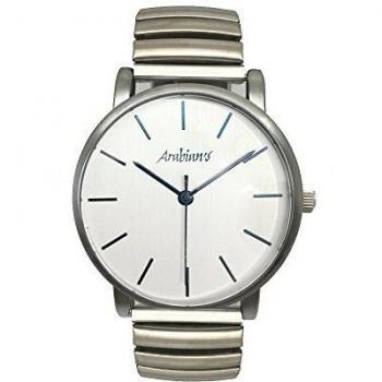 Arabians Reloj Analógico para Hombre de Cuarzo con Correa en Acero Inoxidable DBA2272A