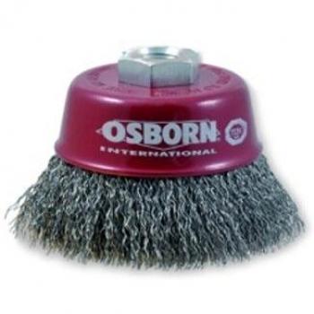 Osborn 0002613141 Cepillo taza acero de alambre ondulado con tuerca M14 y filamento Ø 0.20 mm 60x20
