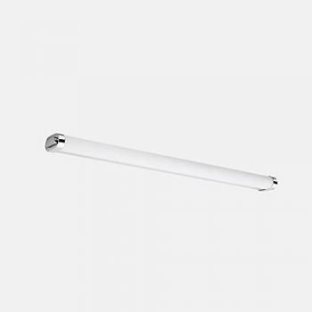 Aplique para espejo de baño Toi LED 20.9W 3000K IP44 Cromo Policarbonato Aluminio Arenado