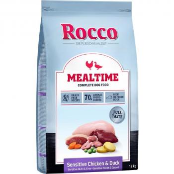 Rocco Mealtime Sensitive Mix Pack - Pienso para Perros con Pollo, Pato y Pavo, 3 kg + 2x12 kg Pack Especial