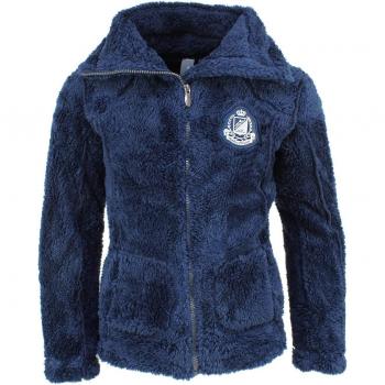 Peak Mountain Coral Sherpa Fleece Jacket for Girls