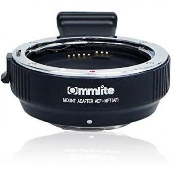 Adaptador Electrónico Commlite CoMix para Lentes Canon EF/EF-S a Micro Cuatro Tercios con Enfoque Automático