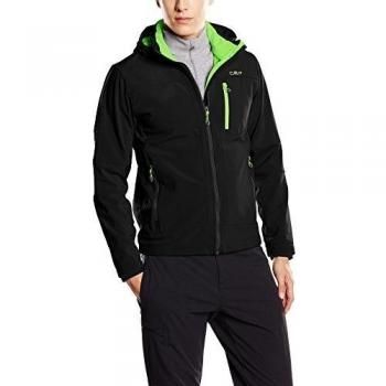 CMP - F.LLI CAMPAGNOLO chaqueta softshell, nero-Frog, {60}, 3A40537N