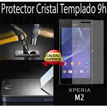 Protector pantalla cristal templado para SONY M2. film templado, vidrio templado ULTRA RESISTENTE y GRAN CALIDAD de AHORRATECH®