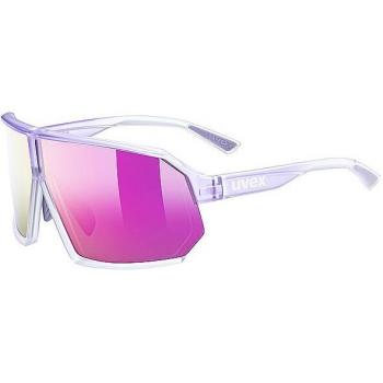 Gafas de sol Uvex Sportstyle 237 transparentes para adulto con lentes espejados lila claro