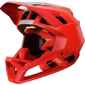 Fox Proframe Wide Open - Casco de Bicicleta Hombre - MIPS Rojo Contorno de la Cabeza M | 56-58cm 2018
