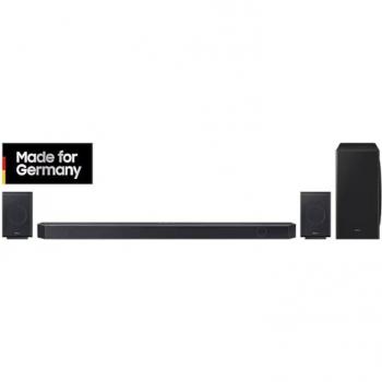 Samsung HW-Q935GD Barra de Sonido Q de 9.1.4 Canales, Color Negro, Potencia de 540 W, Altavoces Traseros de 2.0.2 Canales, Bluetooth con Dolby Atmos inalám