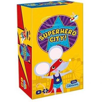 Superhero City jigsaw by Little Gibsons for Kids | Premium Board | Bright, colourful & fun puzzle for boys & girls | Gibsons Games