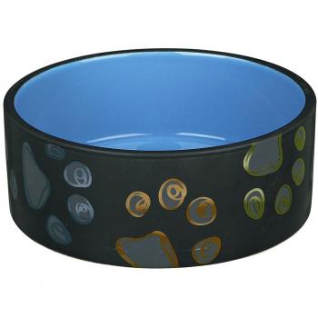 Trixie Jimmy Ceramic Dog Bowl, Assorted Colors, 20 cm