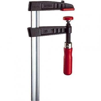 Tornillo de apriete de fundición maleable con empuñadura de madera TG30S10 - Bessey