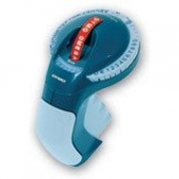 Rotuladora Manual Profesional Dymo Omega con Estampación en Relieve y Transferencia Térmica, 9mm, Azul