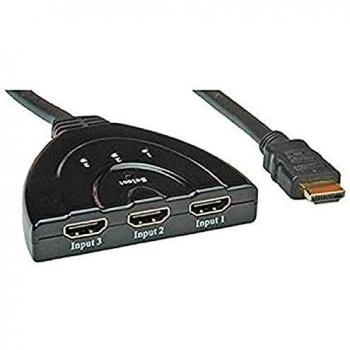 SWITCHCONMUTADOR HDMI AUTOMATICO 3 ENTRADAS 1 SALIDA 1920X1080
