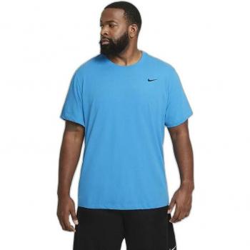 Camiseta Nike Dri-Fit de Manga Corta para Hombres - Azul