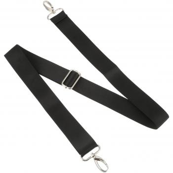 Pangda Correa de Hombro de Reemplazo Correa de Bolsa de Equipaje Ajustable con Gancho de Metal Giratorio, Negro