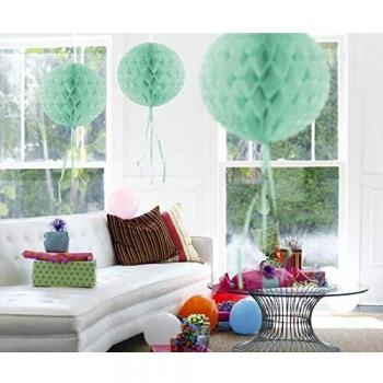 Folat - Bola de panal verde menta - 30 cm