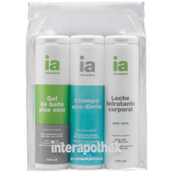 INTERAPOTHEK NECESER DE VIAJE GEL + CHAMPÚ + LECHE HIDRATANTE 100ML