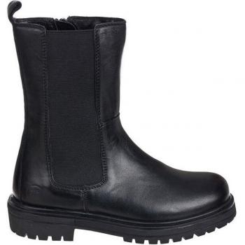Bota de tendencia en piel para niñas con estilo y comodidad