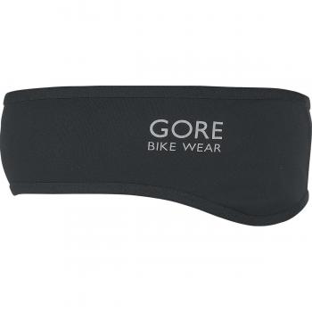 GORE BIKE WEAR Cinta para la cabeza para montar en bicicleta, GORE WINDSTOPPER, UNIVERSAL Headband, Talla única, Negro, ABIKHT990002