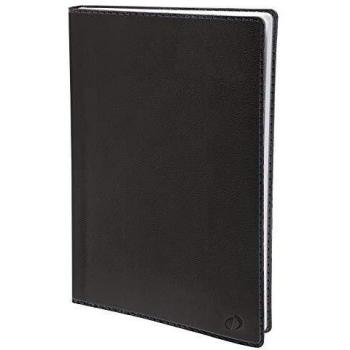 Quo Vadis 296202Q - Agenda Escolar 2020/2021, TEXTHEBDO Semana a la vista Multilingüe, 16 x 24 cm, Colección Toscana color Negro