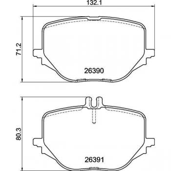 Pastillas de freno BREMBO P 50 170