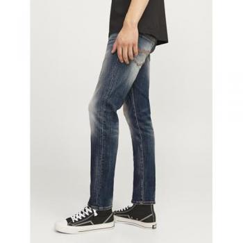 Jack & Jones Slim Fit Blue Denim Jeans for Men - Model JJIGLENN JJLUKE GE 238, Size 31/30
