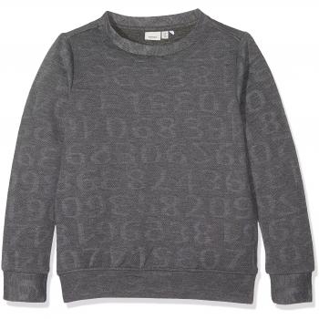 NAME IT Nitinu Unb Swe Nmt, Sudadera para Niñas, Gris