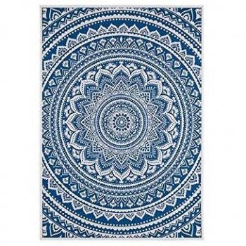 BigBuy Home S0107230 Cuadro Mandala, Azul, 69 X 4 X 97 cm