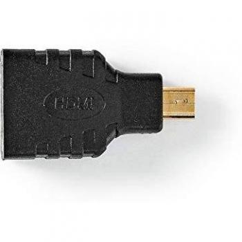 Adaptador HDMI Micro a HDMI Femenino NEDIS - Conector Negro