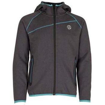 Ternua Sudadera Myan Hoody K Niños, Whales Grey, 16