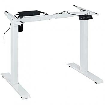 Patas de Escritorio Eléctricamente Ajustables con Función de Memoria, Altura 71-121 cm, Acero Blanco