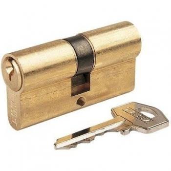 Tesa Assa Abloy, 52003535N, Cilindro Estándar, TE5, Leva Corta, Llave - Llave, Niquelado, 35 x 35 mm