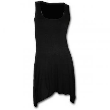 Spiral Gothic Gothbottom Vest Top - Black Camisole for Women (Sizes S to XL)