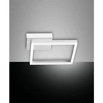 Lámpara LED de Techo Fabas Luce Bard, 27x27 cm, Blanca, 22W, 1980lm, Dimmable