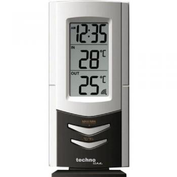 Estación meteorológica digital Technoline WS 9170 Negro, Plata