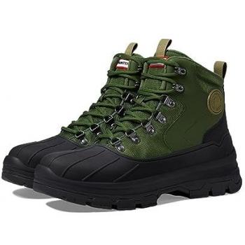 Hunter Men's Explorer Duck Boot - Size: 8, Color: Flexing Green Black, Model: MFS1000PTP-FXB