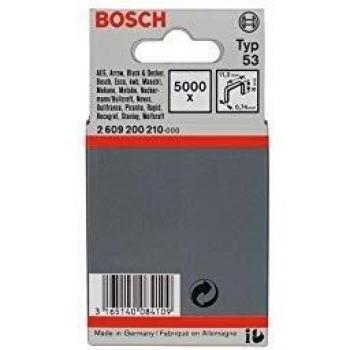 Bosch 2 609 200 210 - Grapa de alambre fino tipo 53-11,4 x 0,74 x 8 mm
