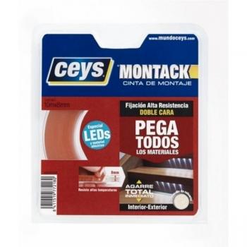 Ceys - Montack a.t - Cinta especial leads - Multicolor - 10 M x 8 MM