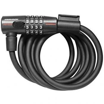 Cerradura de cable Trelock SK 312 con combinación, 180 cm de longitud y 12 mm de diámetro