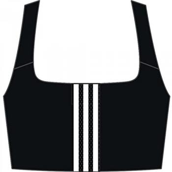 Sujetador deportivo Adidas Powerimpact Sujeción Media Negro 2X