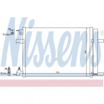Condensador de aire acondicionado NISSENS NIS 940134