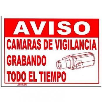 Wurko - CartelCámaras de Vigilancia 29,7 x 21 cm
