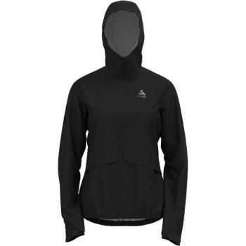 Chaqueta impermeable Odlo Ride Easy mujer, color negro, talla S