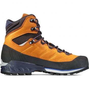 Botas de montaña para hombre Mammut Kento Advanced High GORE-TEX, color naranja y negro, talla 46