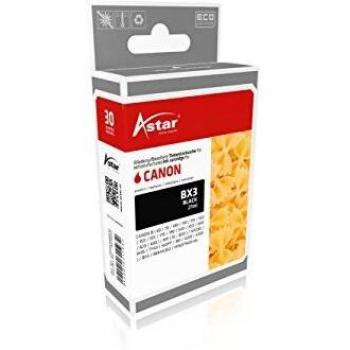 Cartucho de tinta Astar AS15012, 20 ml, color negro (sustituye a Canon BX3)