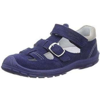 Superfit SOFTTIPPO - Zapatos primeros pasos de piel para niño azul Blau