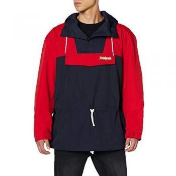 NAPAPIJRI TRIBE Men - Blue and red colorblock Skidoo light anorak - Size M