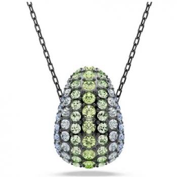 Colgante Swarovski Sublima bañado en rutenio con cristales multicolores